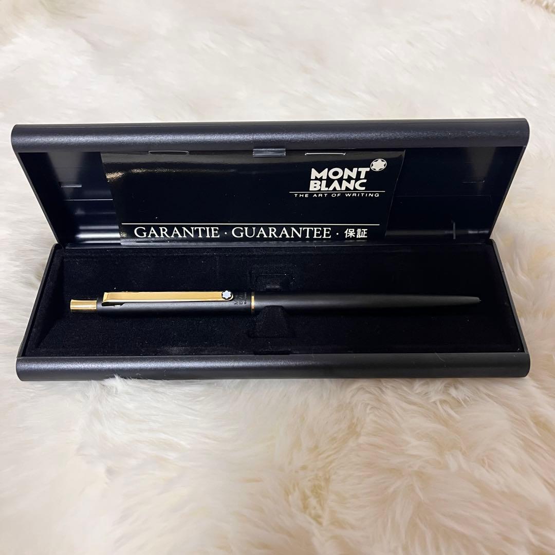 MONT BLANC ブラックボールペン ゴールドトリム