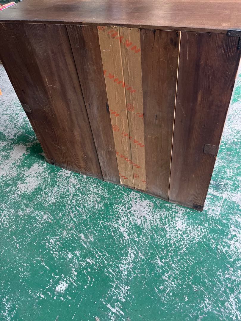 和箪笥 昭和レトロ 当時物 インテリア アンティーク ビンテージ 鉄金具