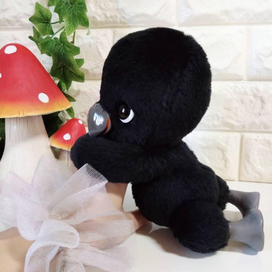 ぬいぐるみ✽アートドール✽カラスのかーくん✽手足可動✽大サイズ