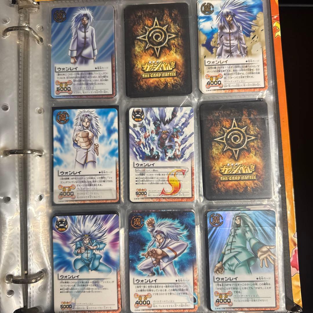 ウォンレイ モモン &カード vsカード ガッシュベルカード