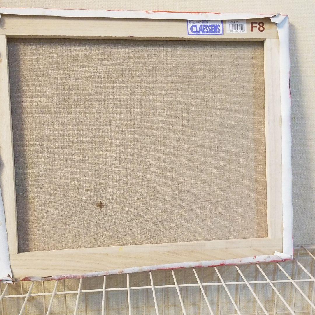 油絵　専用　バッグをたくさん持つ鳥