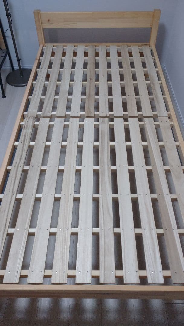 【引取限定】無印良品 シングルベッド パイン材