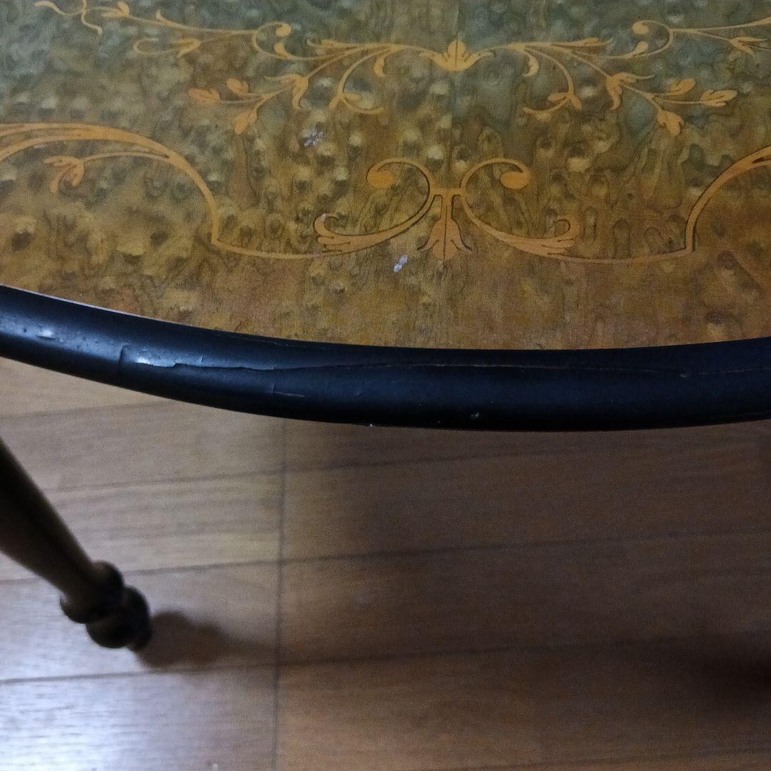 Demainドマン　象嵌　テーブル