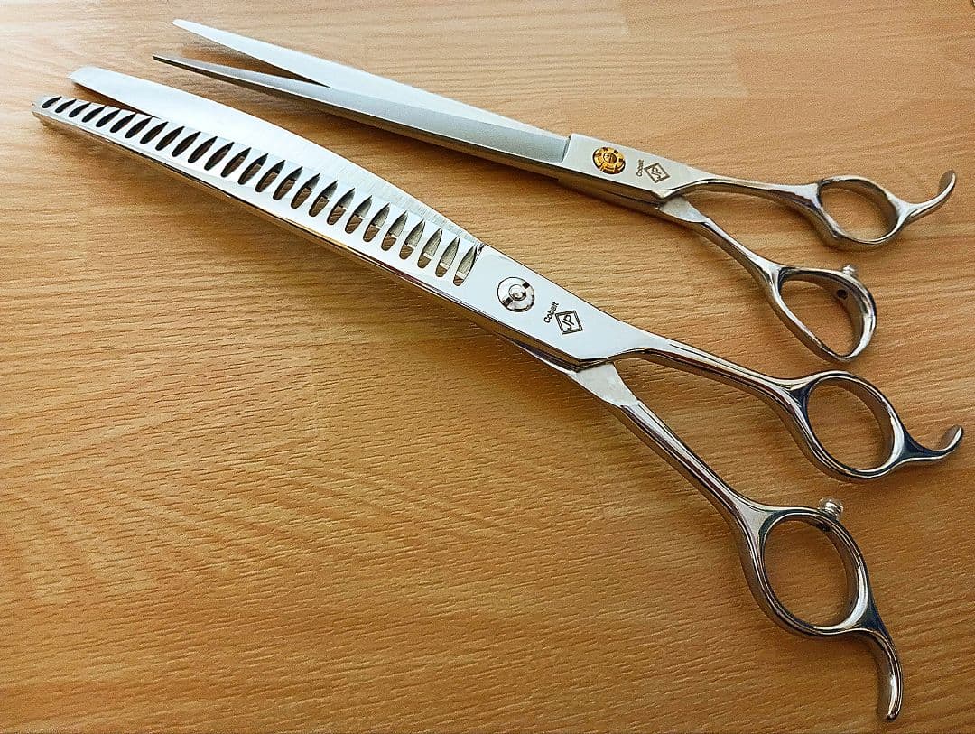 カーブセニングシザー✨カーブブレンダー✨カーブブレンディングシザー✨トリマー✨