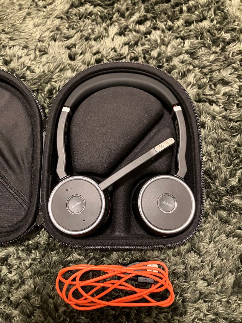 【Jabra】Evolve 75 ワイヤレスヘッドセット ノイキャンほぼ未使用品