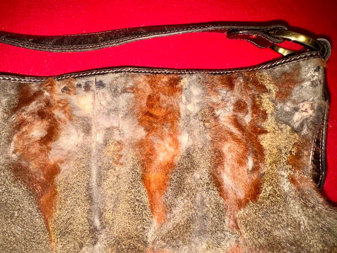 フェンディ ラビットファー ショルダーバッグ