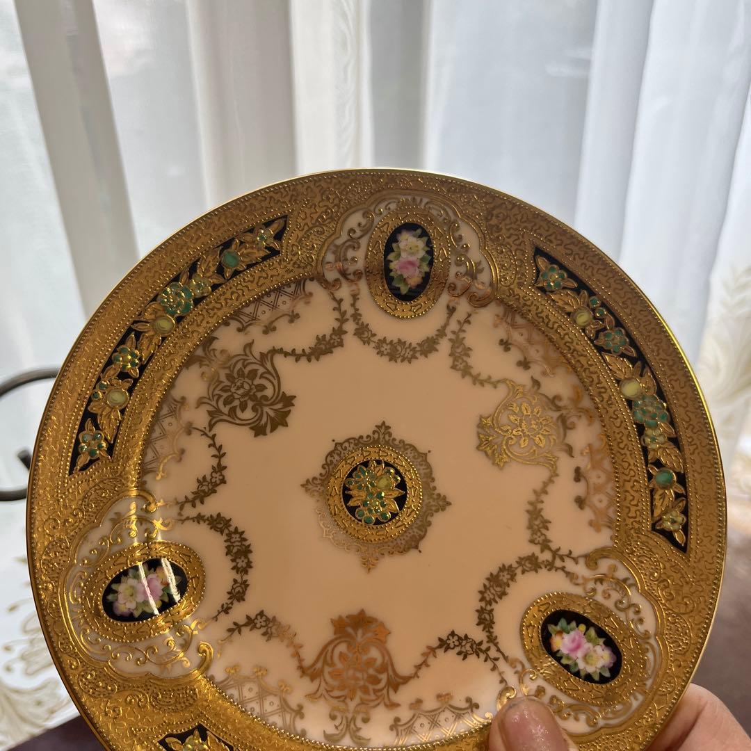 最終処分特価オールドノリタケマルキ金彩が豪華なプレート素敵なインテリア　オススメ