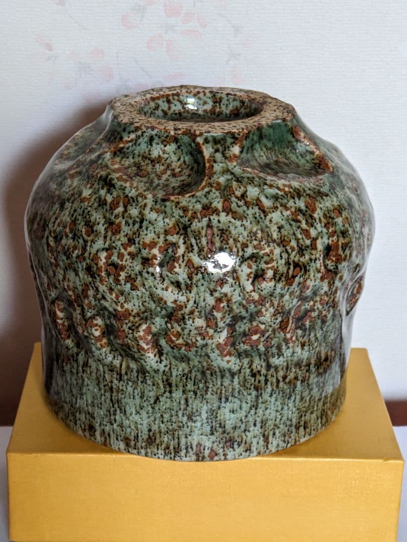 ♦相馬焼珍物 レア物大堀相馬焼 相馬駒焼 抹茶碗 茶碗 茶道具 古美術品 骨董品