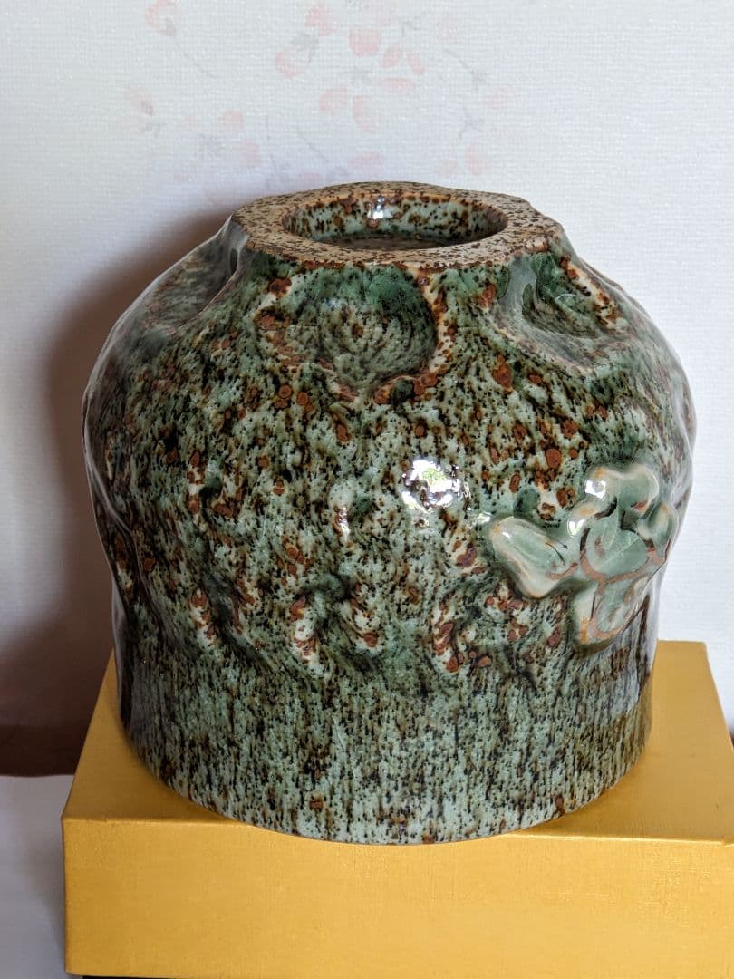 ♦相馬焼珍物 レア物大堀相馬焼 相馬駒焼 抹茶碗 茶碗 茶道具 古美術品 骨董品