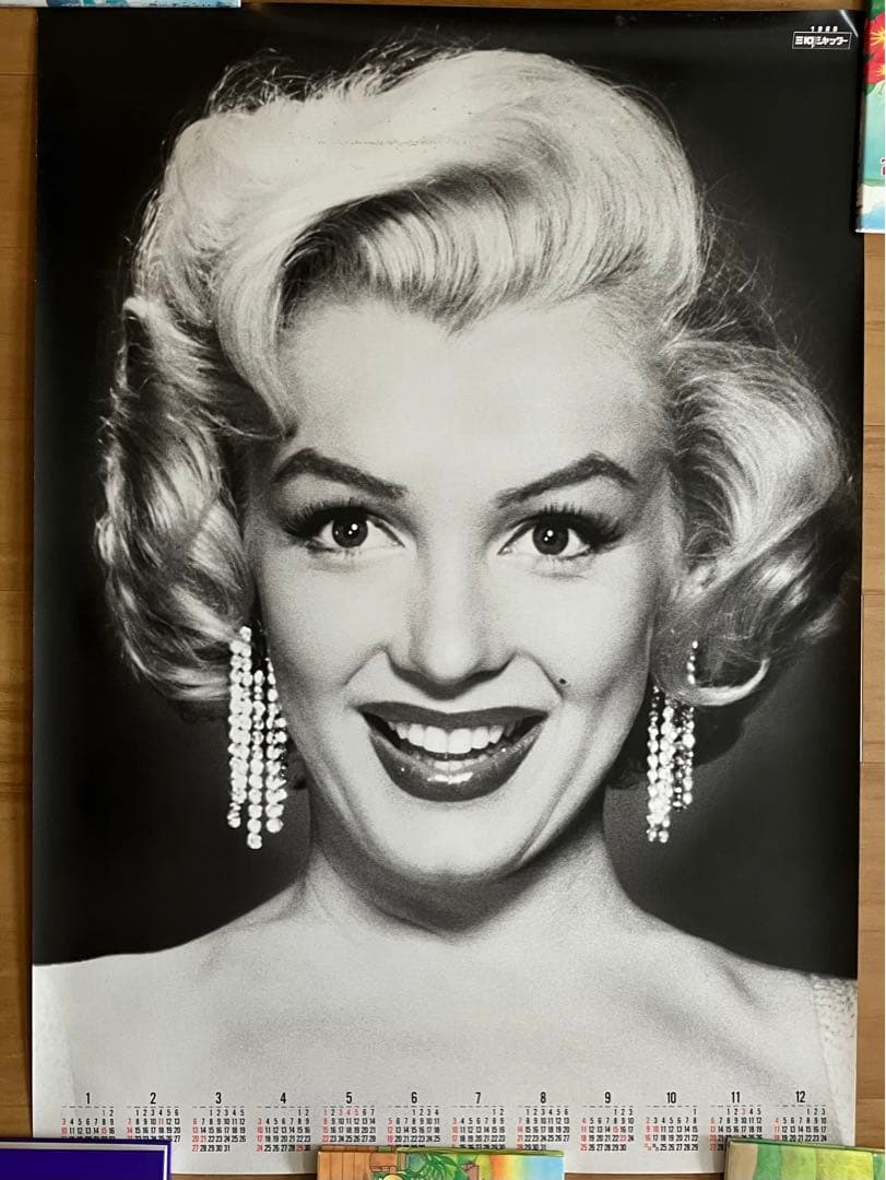 マリリンモンロー 特大 ポスター 1988 カレンダー
