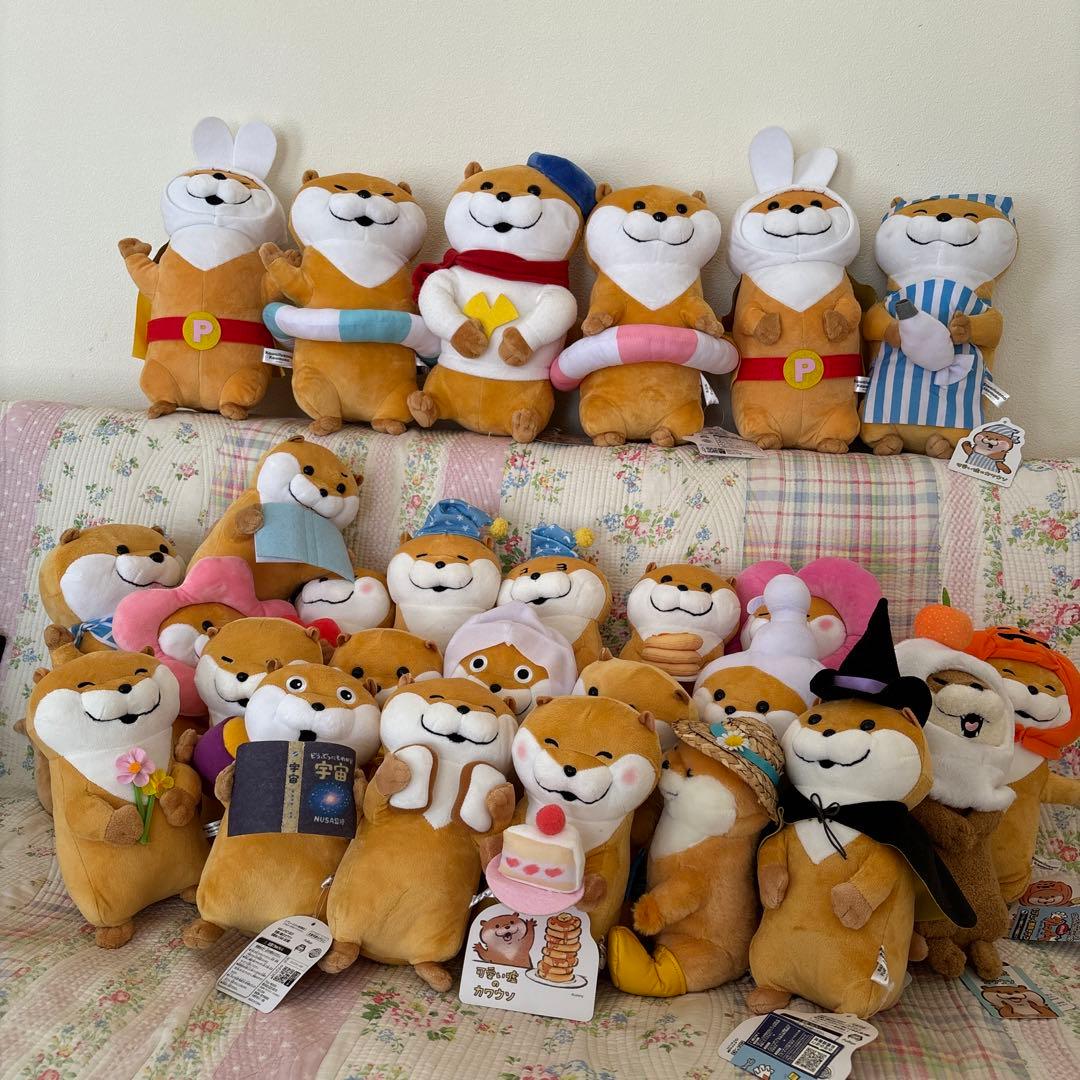 可愛い嘘のカワウソ　ぬいぐるみセット27体