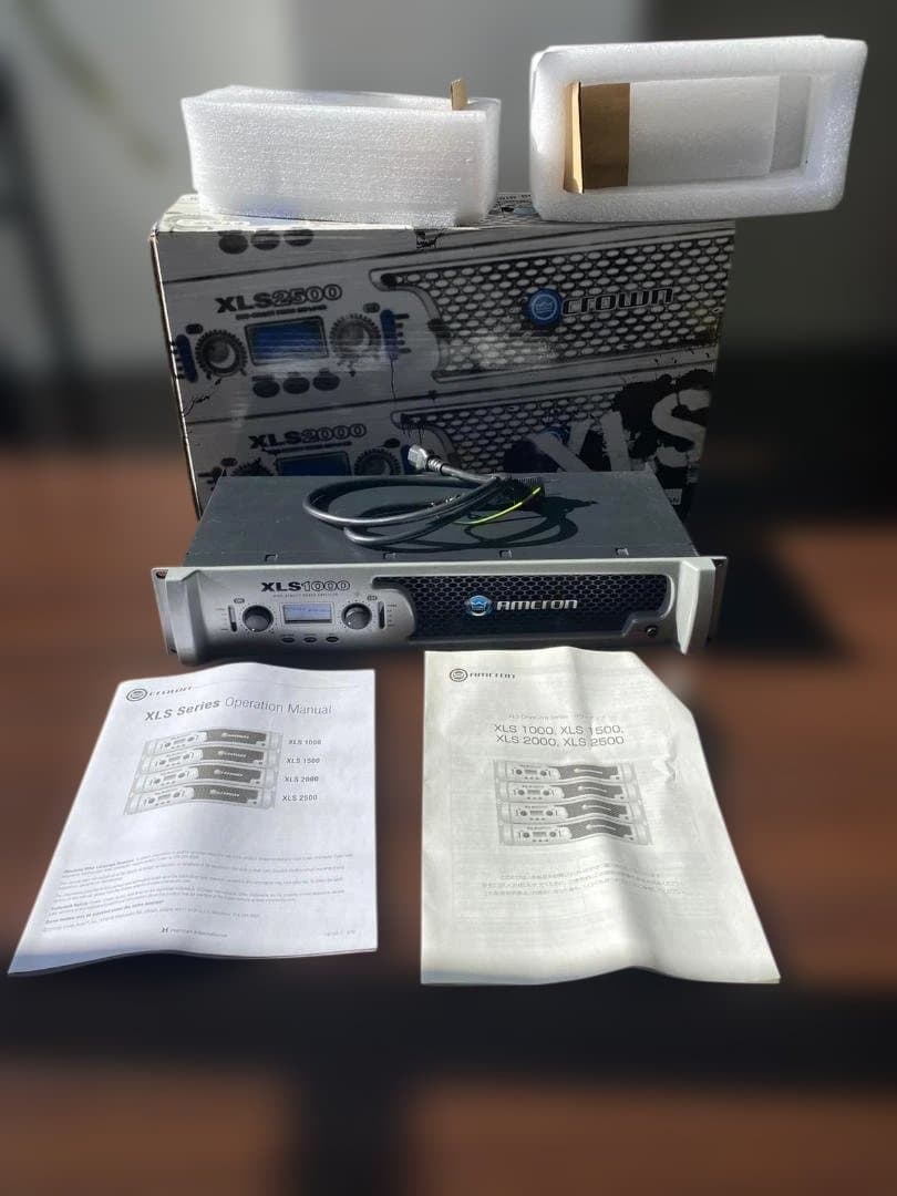 AMCRON XLS1000 パワーアンプ本体 - 日本版