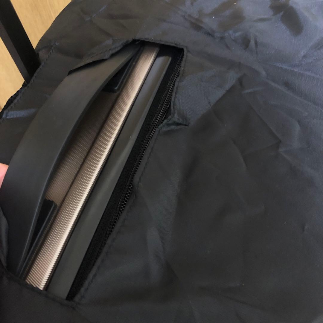 無印良品　キャリーケース 大型　88L ベージュ　スーツケースカバー付き