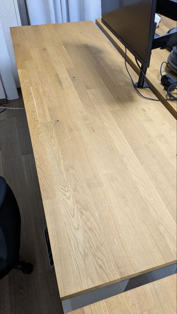 【おみなえし】KARLBY / FLEXISPOT 昇降式パソコンデスク