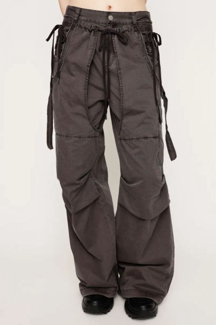 SLY TUCK WIDE WOVEN パンツ