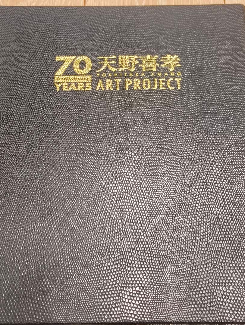 天野喜孝氏 直筆サイン色紙 70Anniversary Yearsファイル