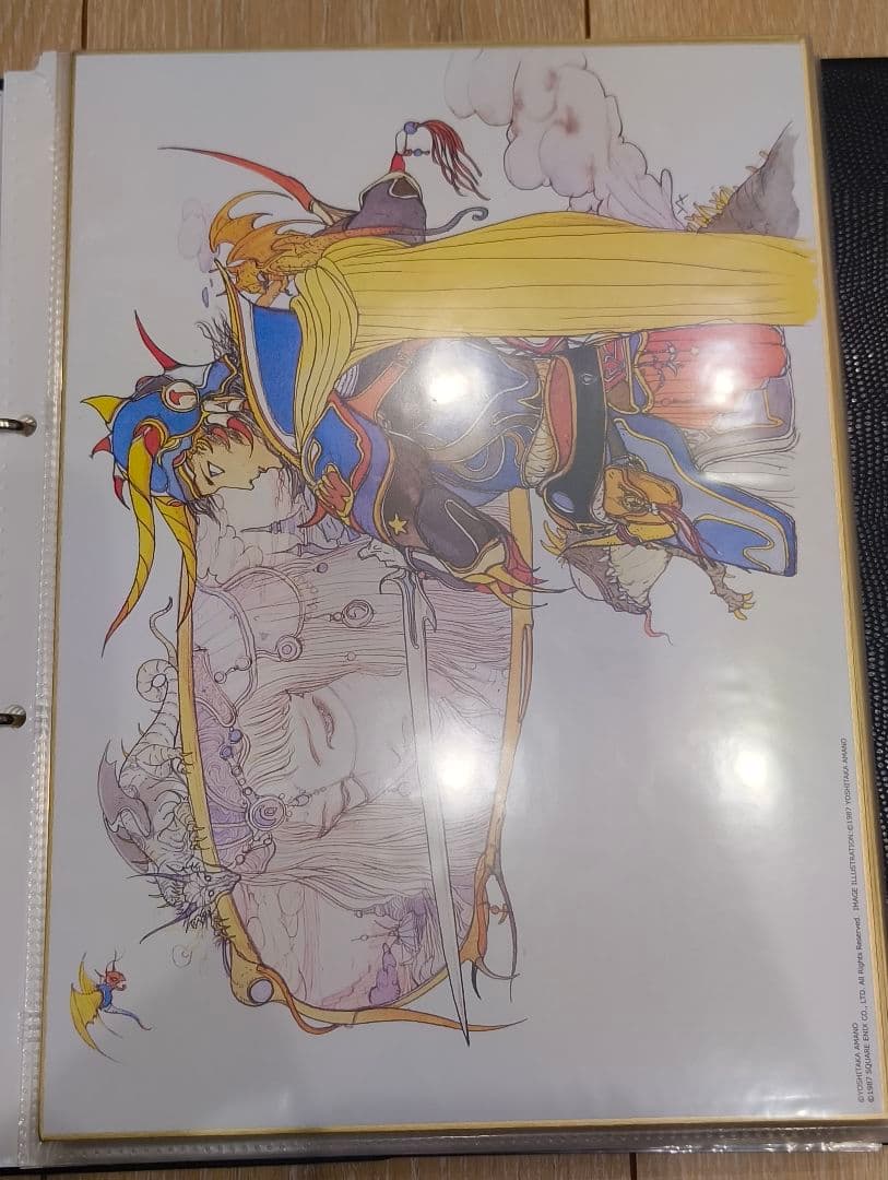 天野喜孝氏 直筆サイン色紙 70Anniversary Yearsファイル