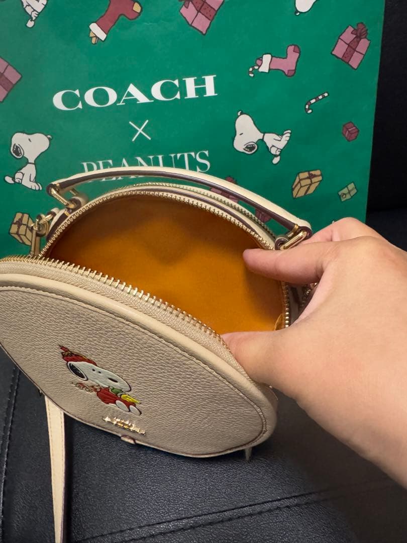 I*iページ⭐︎ 超美品！！COACH x PEANUTS ショルダ