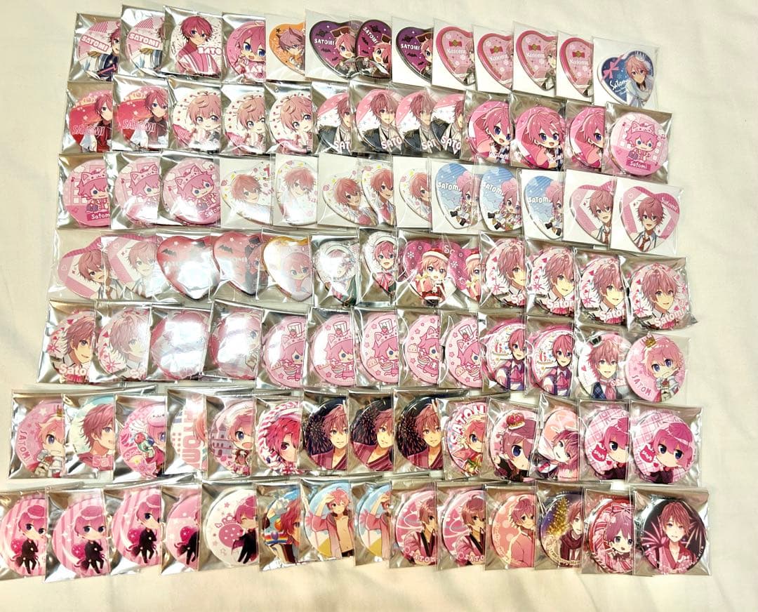 さとみくん缶バッジ