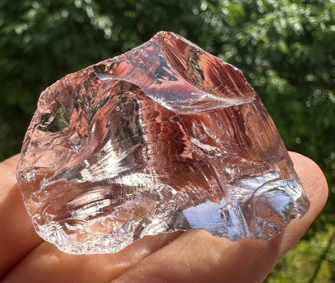 シエラネバダ産アンダラクリスタル　ピンク　高次元ヒーリング　瞑想ヨガ