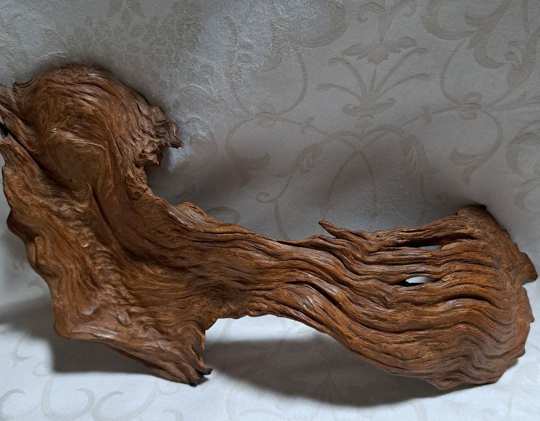 屋久杉　2組組み合わせ　飾り置物