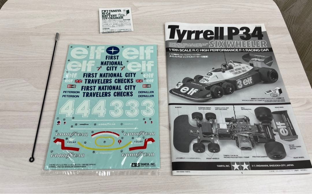 TAMIYA タイレル P34 シックスホイーラー