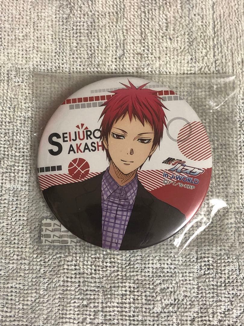 【短期出品】黒子のバスケ 黒バス 赤司 缶バッジ J-WORLD