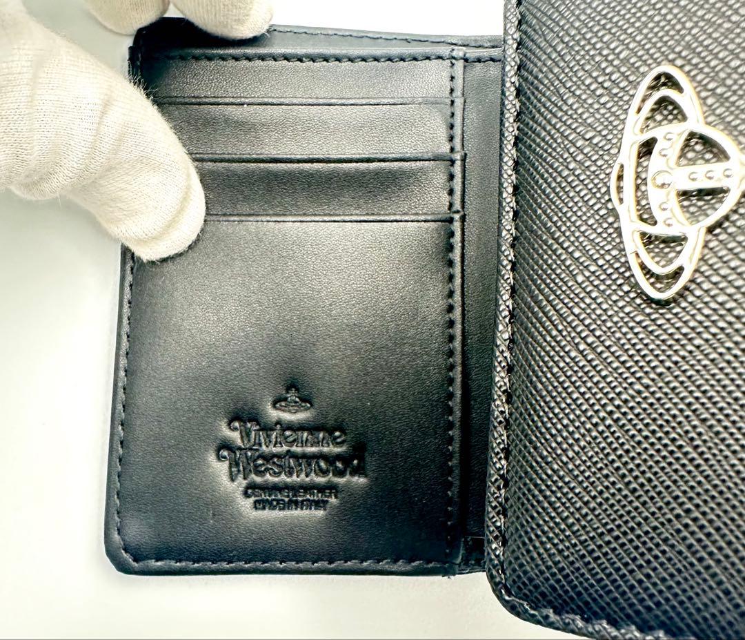 【♡新品未使用♡】Vivienne Westwood 三つ折り財布 ブラック 黒