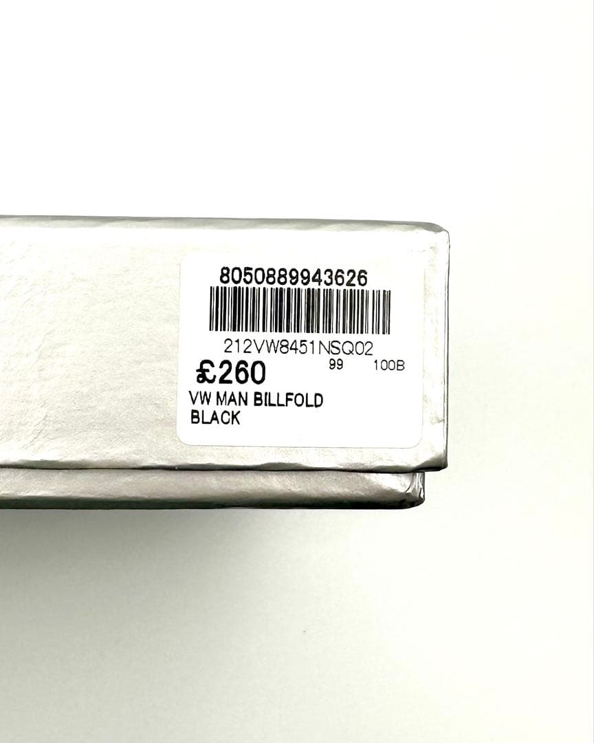 【♡新品未使用♡】Vivienne Westwood 三つ折り財布 ブラック 黒