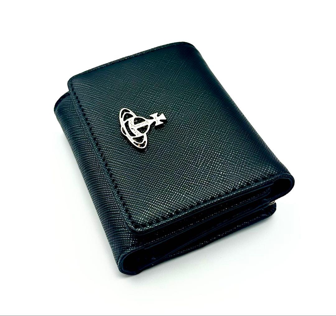 【♡新品未使用♡】Vivienne Westwood 三つ折り財布 ブラック 黒