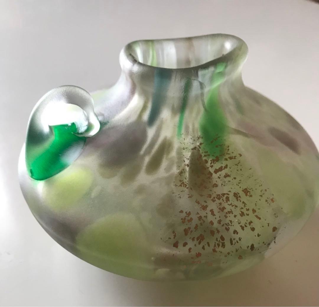 藤田喬平　花瓶共箱