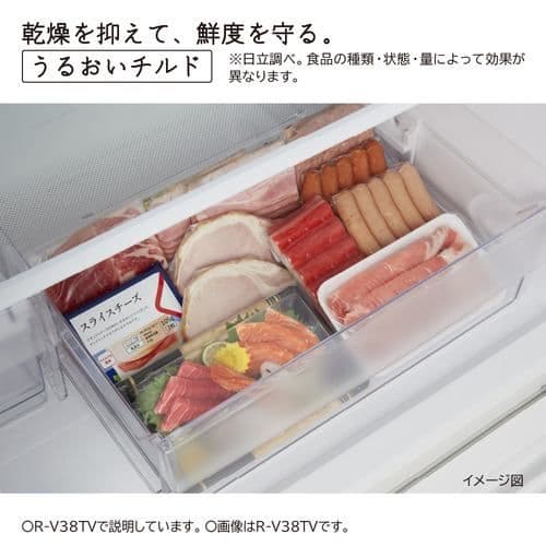【美品】HITACHI冷蔵庫　R-V38TV 375L 2023年製