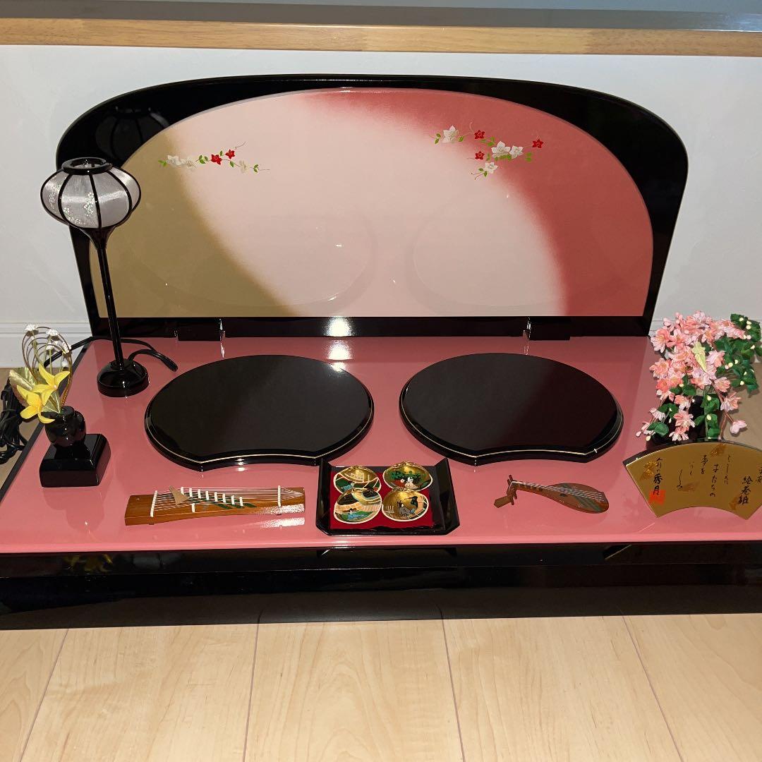 雛人形一式　屏風　小物