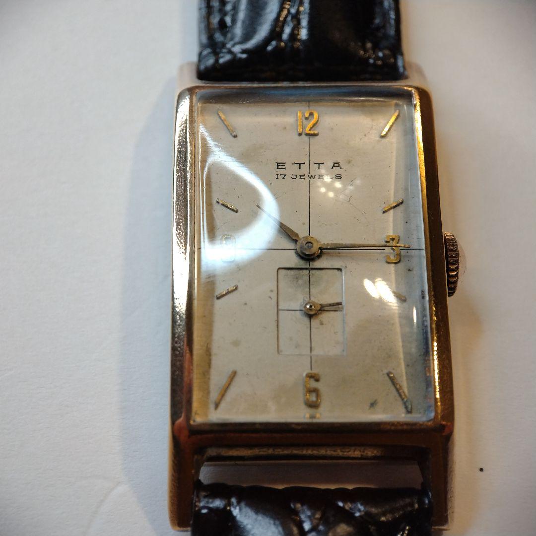 【1950s】ETTA スモセコ OH済 ヴィンテージ腕時計
