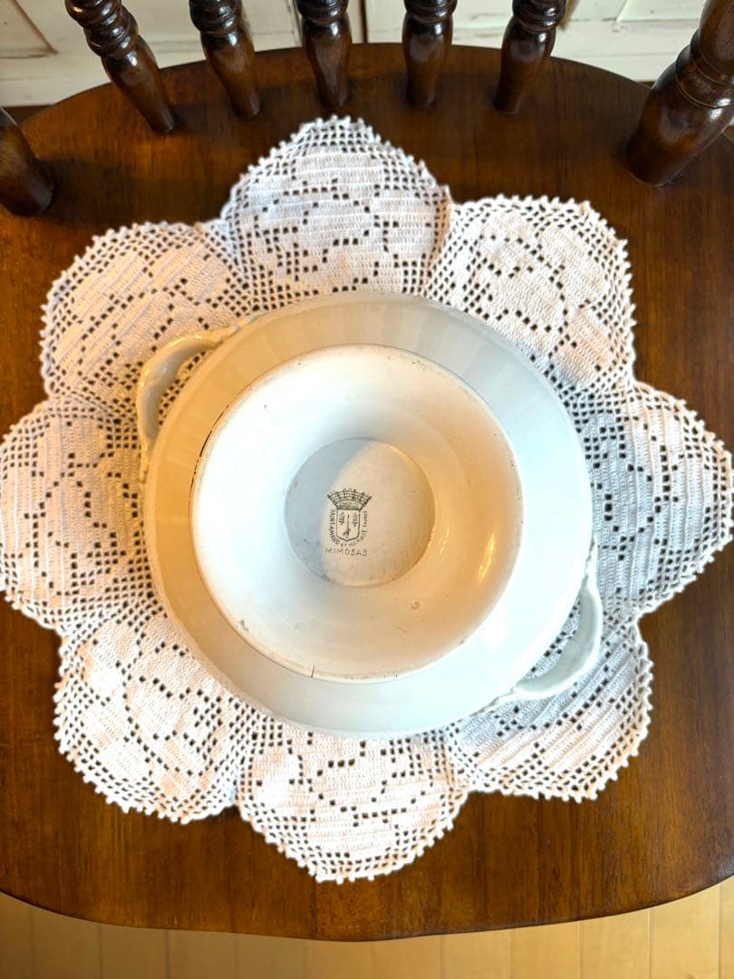 ♡ 希少　フランスアンティーク　サンタマン　MIMOSAS ミモザ　スーピエール