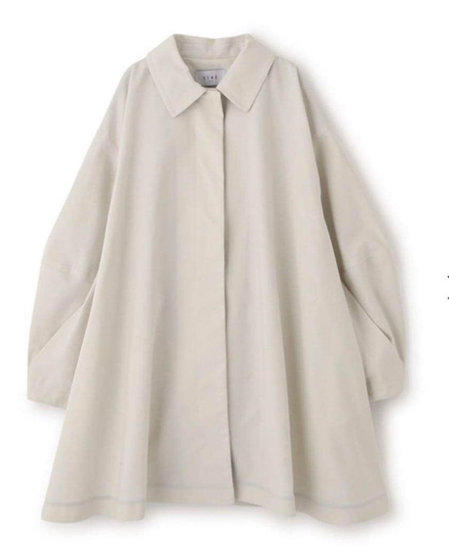 タグ付き未使用　etre tokyo ボリュームスリーブオックスショートコート