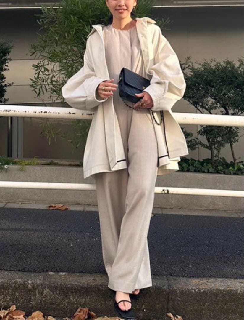 タグ付き未使用　etre tokyo ボリュームスリーブオックスショートコート