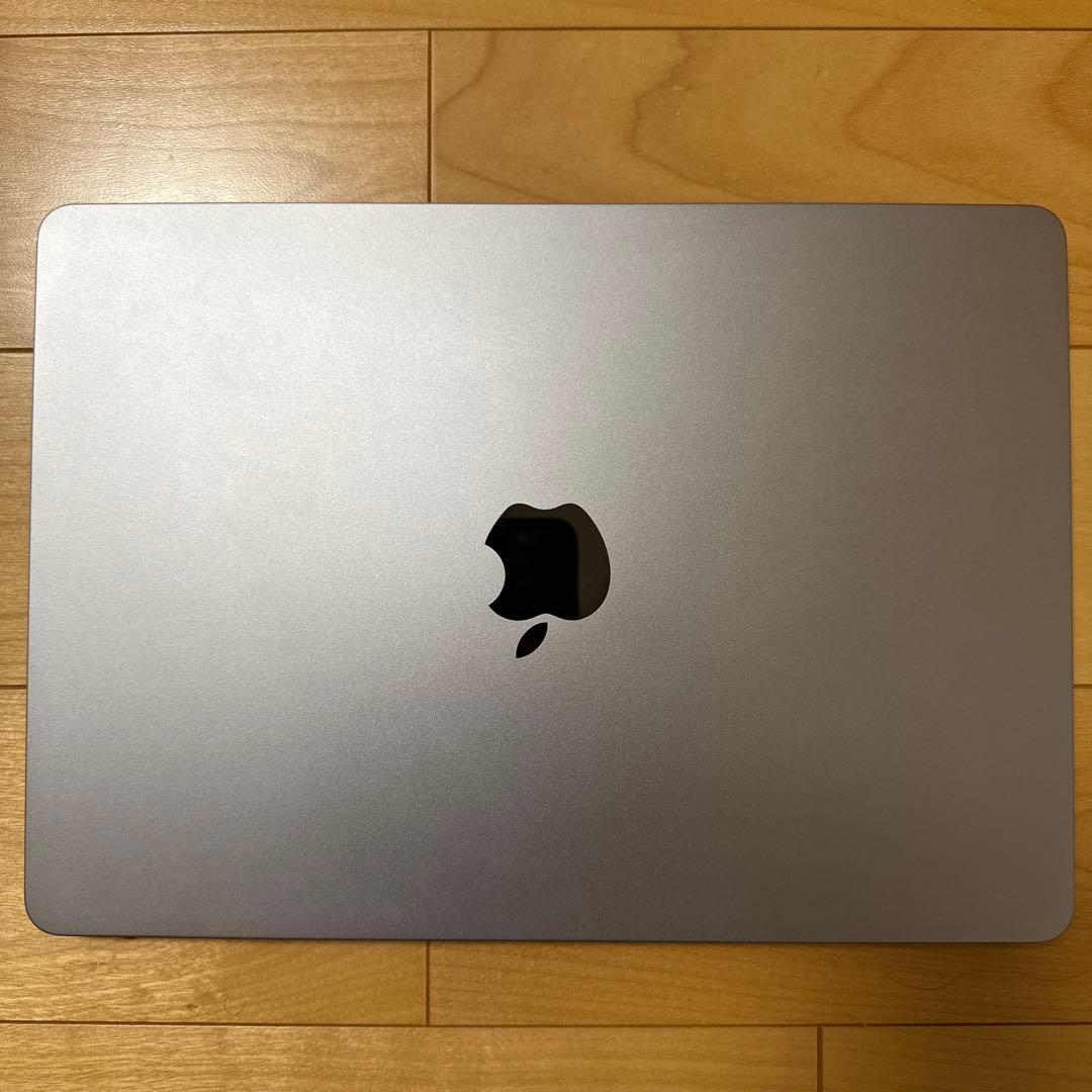 【美品】MacBook Air M2 スペースグレイ バッテリ容量100%