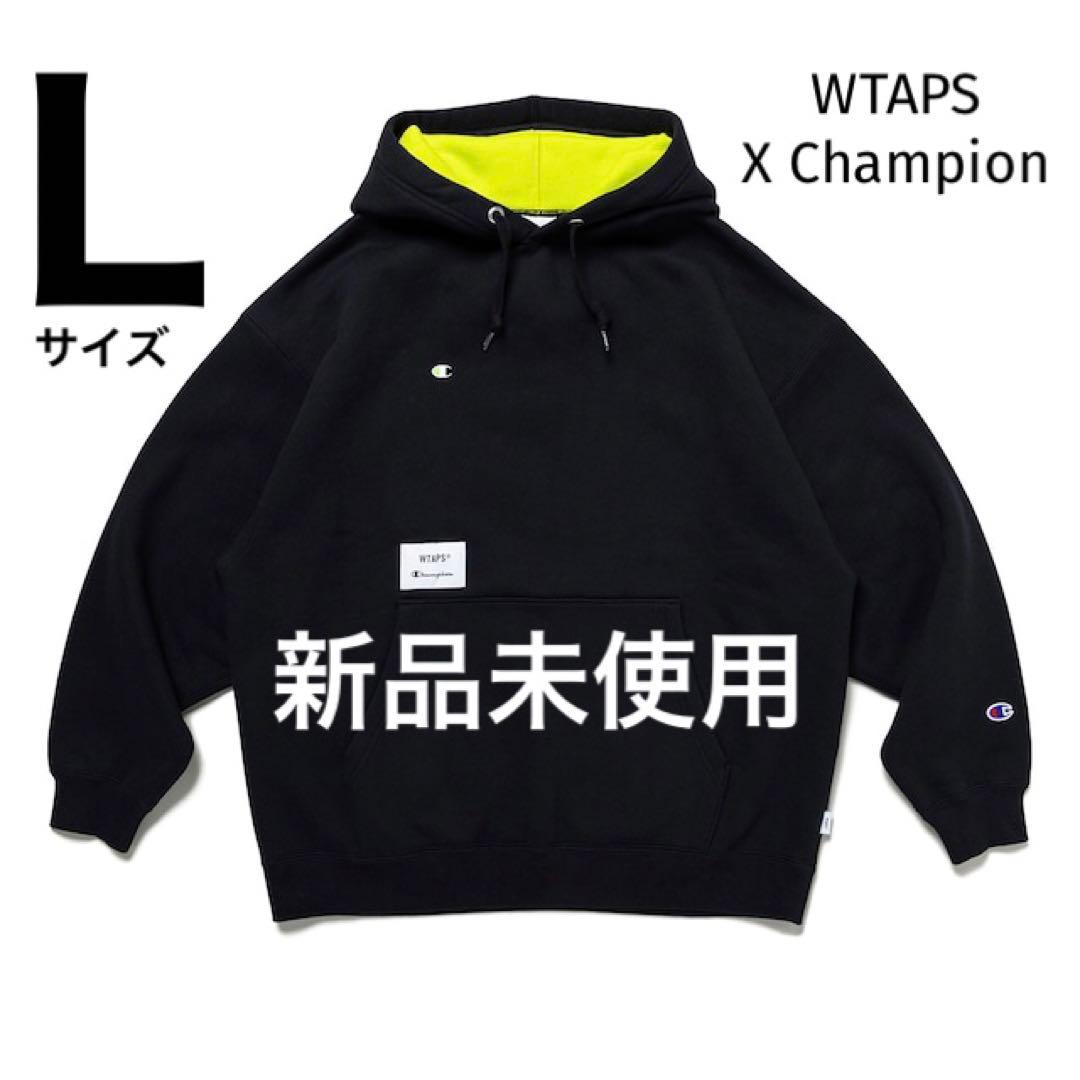 WTAPS Champion ACADEMY HOODED BLACK Lサイズ
