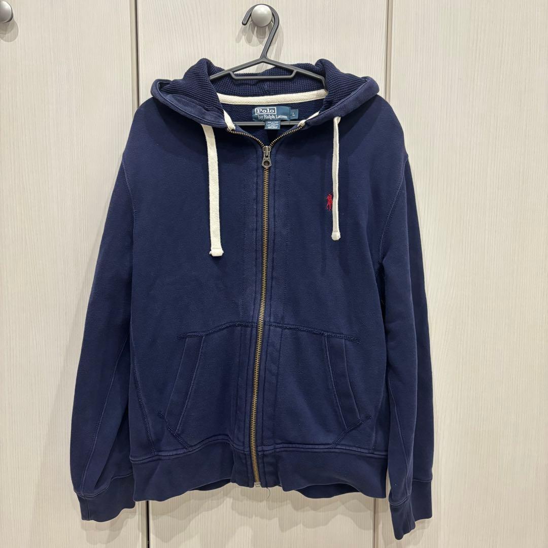 Polo by Ralph Lauren ネイビー パーカー L