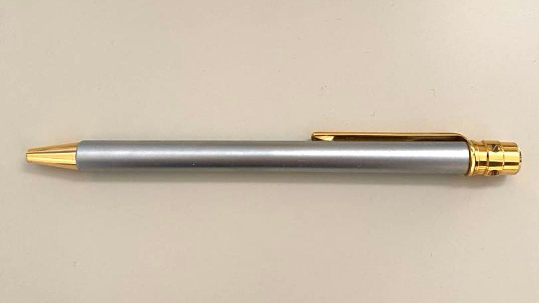 カルティエ Cartier ボールペン シルバー×ゴールド