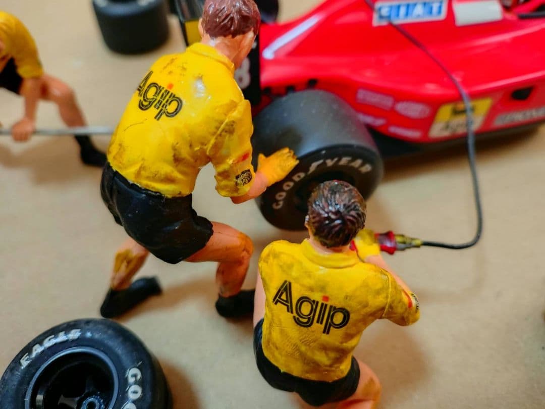 1/20 タミヤ　ミニカー　ピットクルー　セット