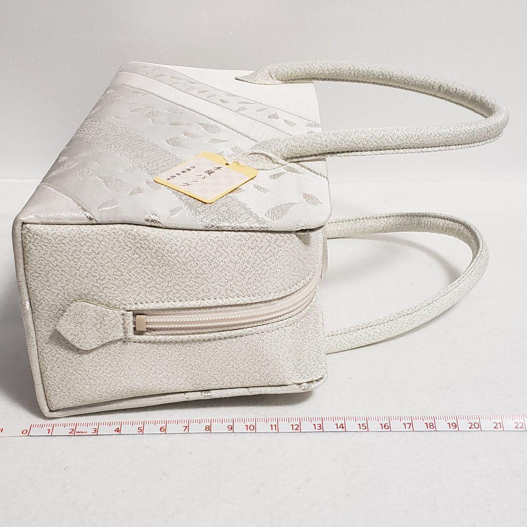 (9211)新品 利休バッグ 日本製 西陣織 帯地 和装用 あおりバッグ