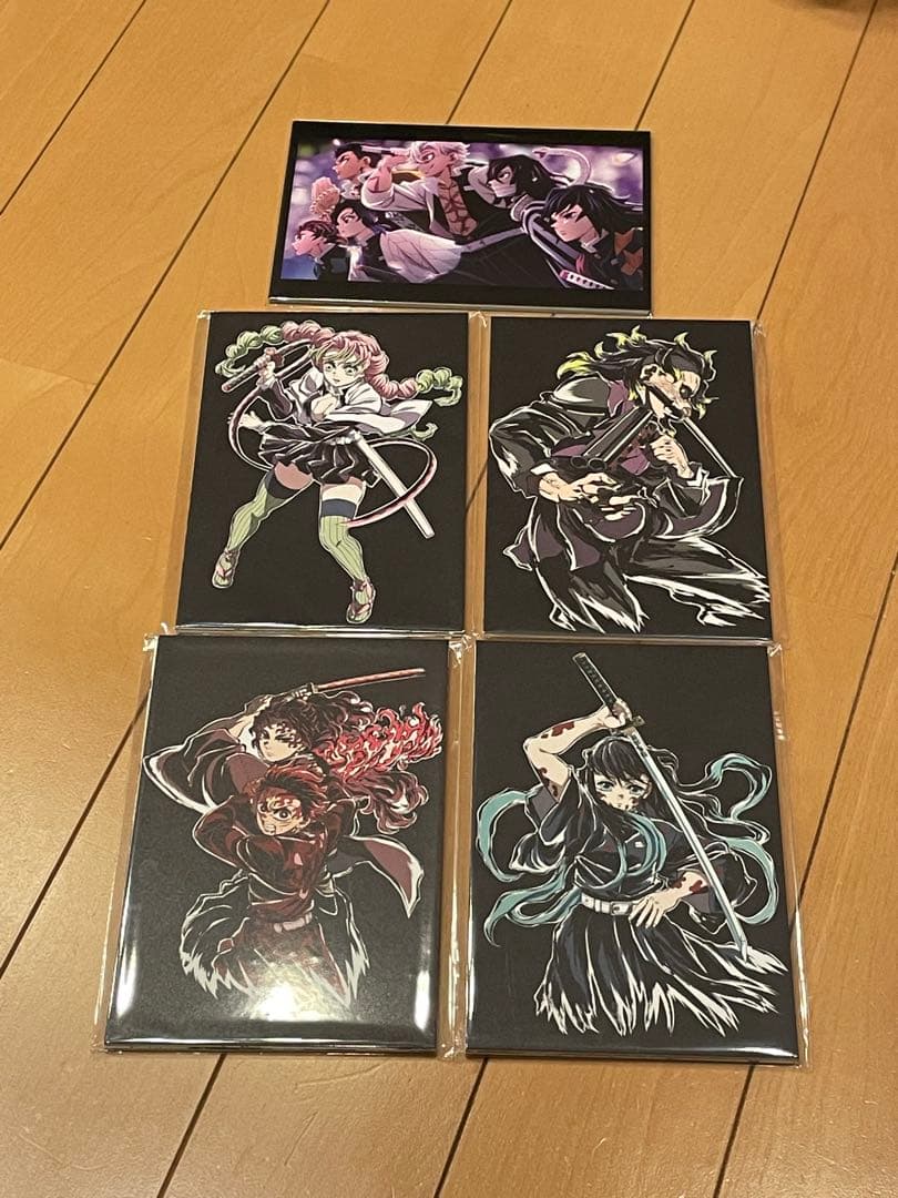 鬼滅の刃　全集中展　刀鍛冶の里編・柱稽古編　幕間画ポストカード　5点セット　新品