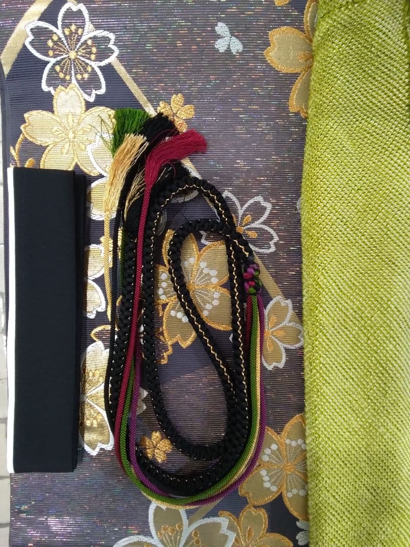 振袖フルセット、やまと誂製成人式、重ね衿、帯揚げ帯締め西陣袋帯、襦袢、ガード加工