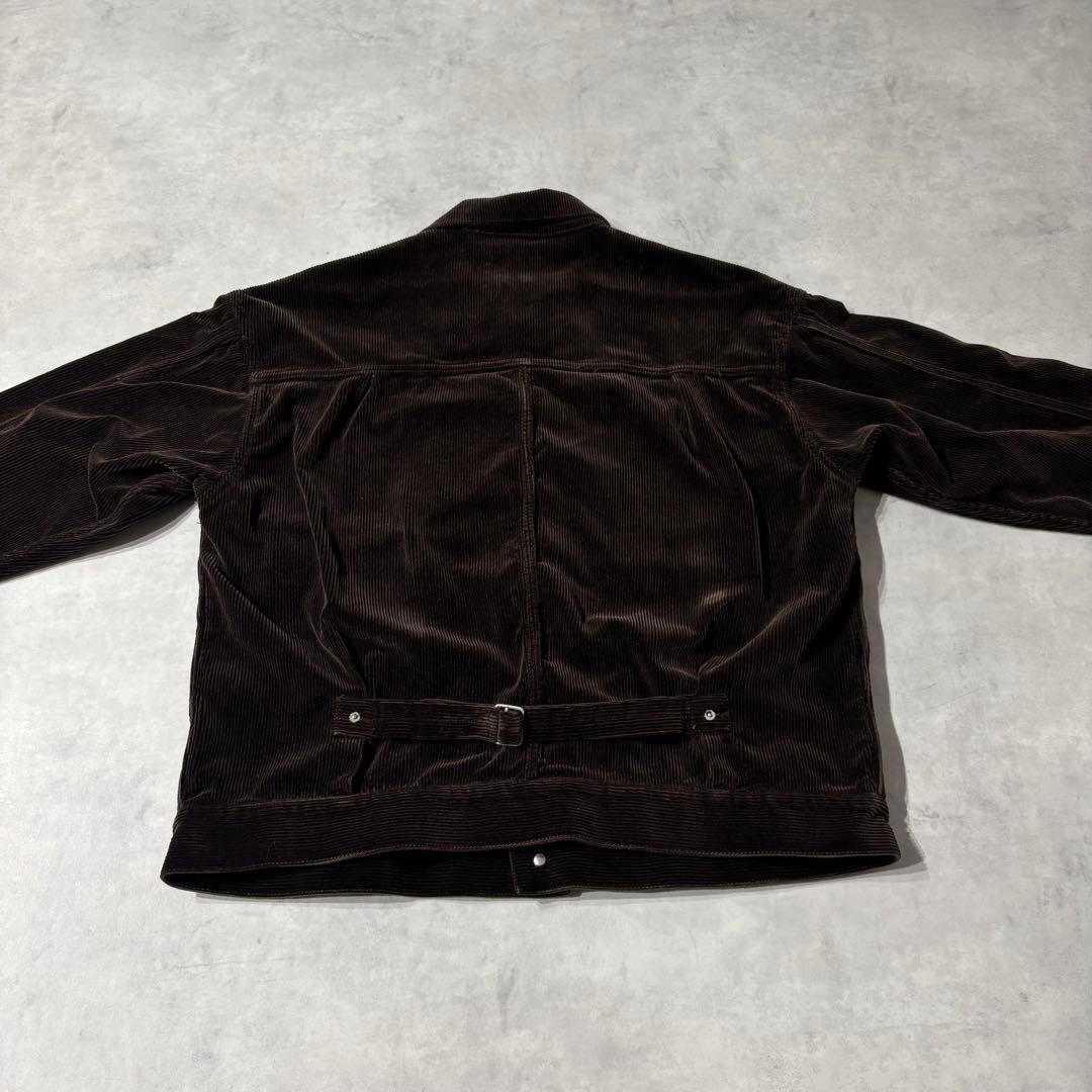 S*a様 sevenbysevenセブンバイセブン コーデュロイジャケット ブラ