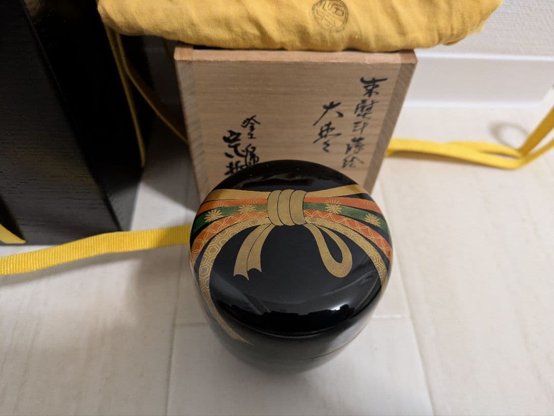 棗　蒔絵　茶道具　茶入