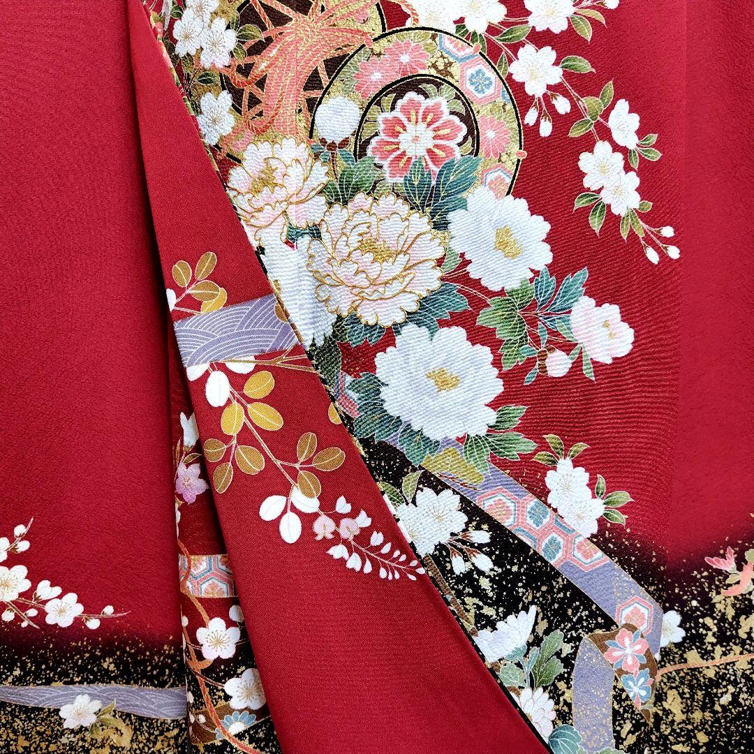 SALE中☆振袖フルセット・成人式・古典柄・金彩加工・金駒刺繍・やまと誂製