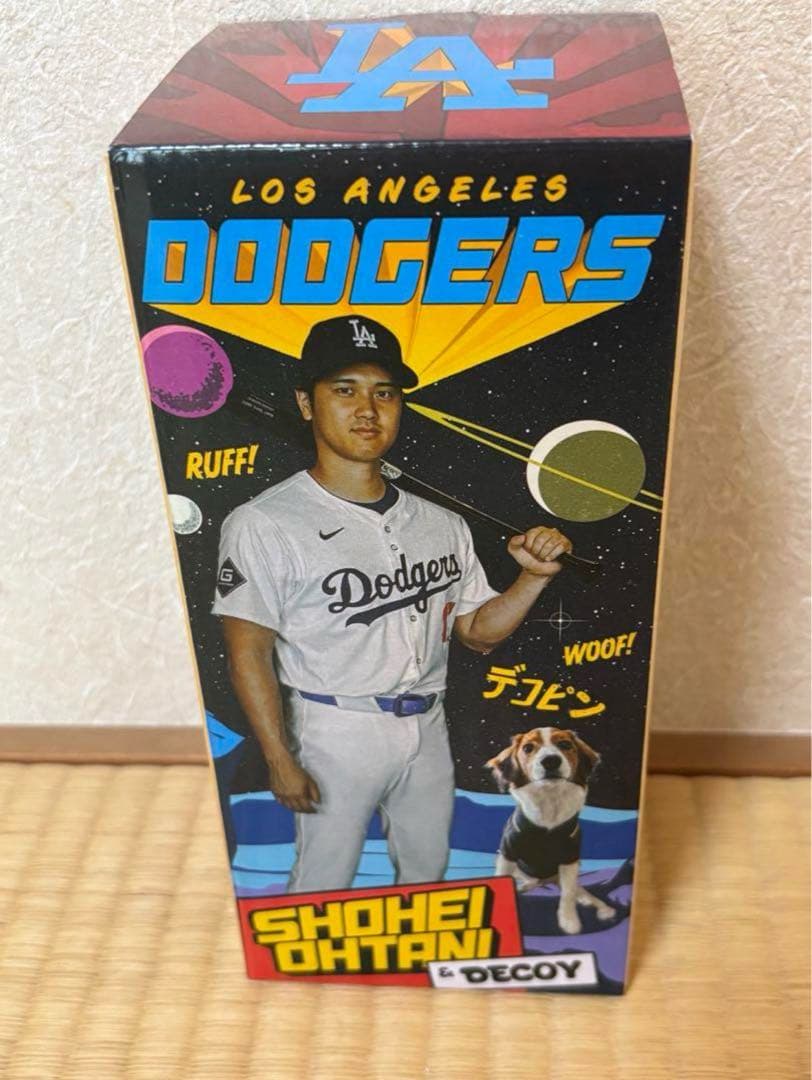 【限定品】大谷翔平&デコピン ボブルヘッド ドジャース　8月28日 限定配布