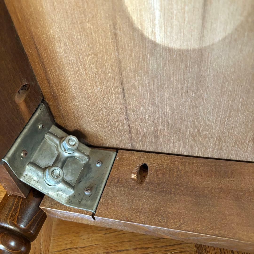 木製ダイニングテーブル アンティーク　昭和レトロ